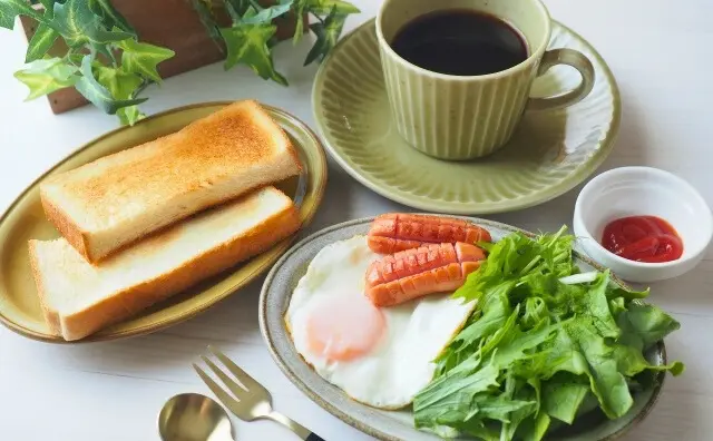 太らないためのパンの食べ合わせ